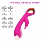 12 speed usb rechargeable g spot silicone vibrator