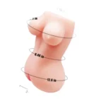 Biggy 3 In 1 Real Feel Masturbator Doll for Men