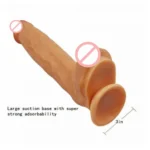 11 Inch Real Feel Long Thick Silicone Dildo For Women - Image 6