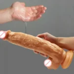 11 Inch Real Feel Long Thick Silicone Dildo For Women - Image 3