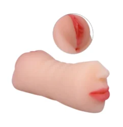 2-in-1 Pussy and Mouth Male Masturbation Stroker Toy