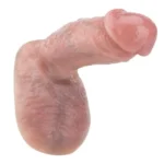 6.5 Inch Real Feel Silicone Dildo with Suction Cup Skin Tone Design