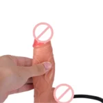 Adjustable Inflatable 6 Inch Dildo with Suction for Extreme Pleasure