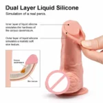 Batman 11 Inch Big Realistic Silicone Dildo 8 Inch Insertion Length - Image 4