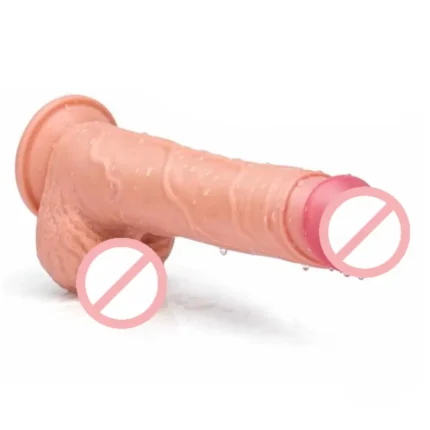 Batman 11 Inch Big Realistic Silicone Dildo 8 Inch Insertion Length