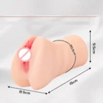 Double Delight 2X1 Pussy & Anal Pleasure Masturbator - Image 8