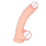 Gladiator 10 Inch Big Real Feel Silicone Dildo With Suction - Image 4