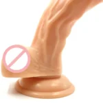 Naughty Boy 8 Inches Realistic Suction Cup Dildo
