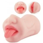 Pocket Pussy with Realistic Mouth, 3D Teeth & Tongue for Men