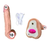 X-Men Real Feel 6 Inch Automatic Thrusting Dildo with Suction