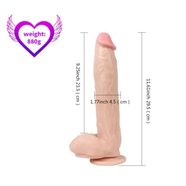 11.61 Inch Shadow Hunter Silicone Dildo