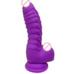 18.5 CM Silicone Realistic Vibrator Strong Dildo