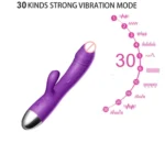 30 Speed G-Spot Massager And Clitoral Stimulator Rabbit