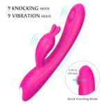 Candy Rabbit Rechargeable Vibrator with G Spot Head