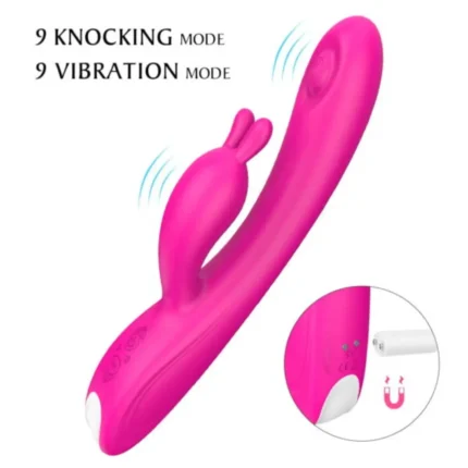 Candy Rabbit Rechargeable Vibrator with G Spot Head
