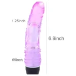 Jelly Soft Touch Dildo Vibrator - Image 4