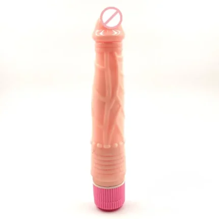 Pink Cap Hot Boy 7 Inch Vibrating Dildo