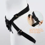 VibeMotion Strap On Vibrating Dildo With Harness Kit - Image 4