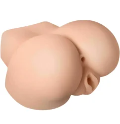 Young girl's real pussy and ass masturbation machine