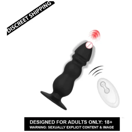 10-Speed Anal Plug With Remote For Women