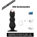 10-Speed Anal Plug With Remote For Women