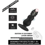 10-Speed Anal Plug With Remote For Women
