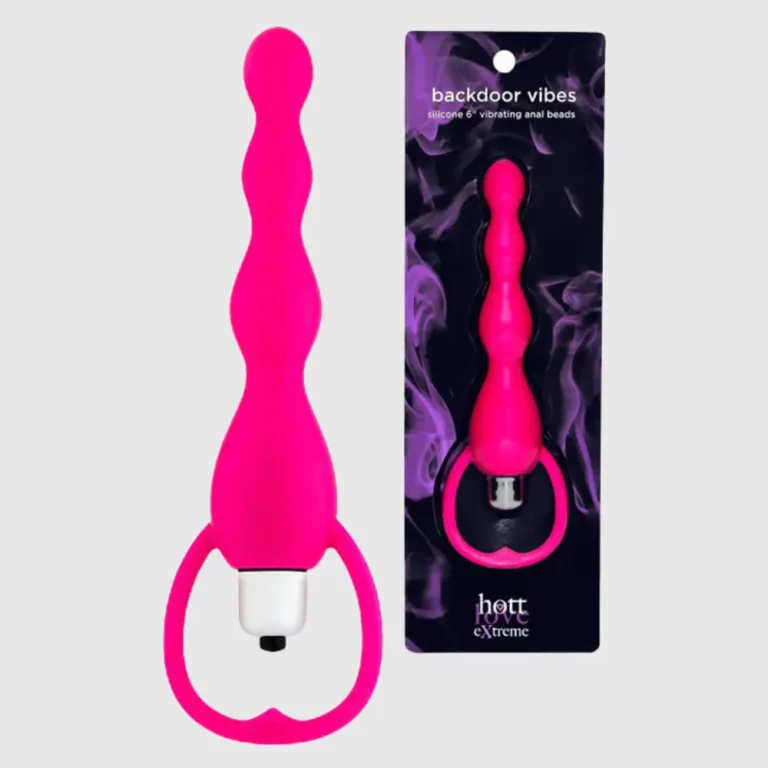 Backdoor Vibes Silicone Vibrating Anal Beads
