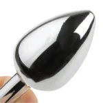 Jewel Metal Anal Plug with Crystal Design