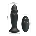 Mr Play Silicone Vibrating Anal Plug for Women