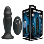 Mr Play Silicone Vibrating Anal Plug for Women