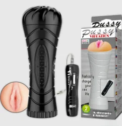 RealFeel Pussy Vibrating Flashlight Masturbator