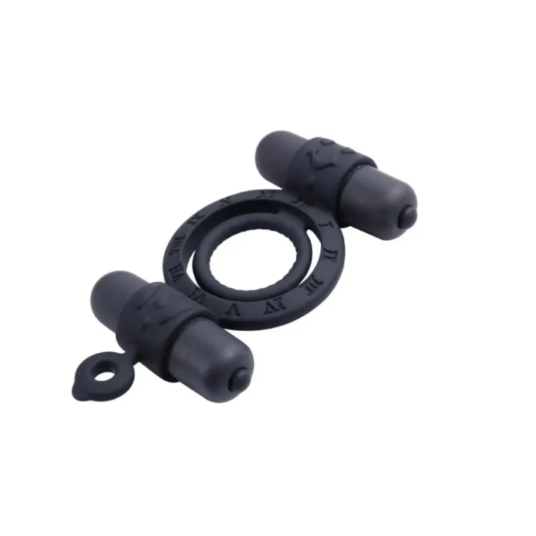 Dual Bullet Vibrating Penis Cock Ring