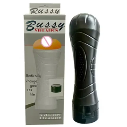Vagina Shape Vibrating Sex Toy for Men Realistic Girl Cup Masturbator