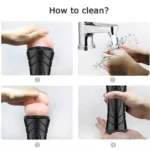 Vagina Shape Vibrating Sex Toy for Men Realistic Girl Cup Masturbator