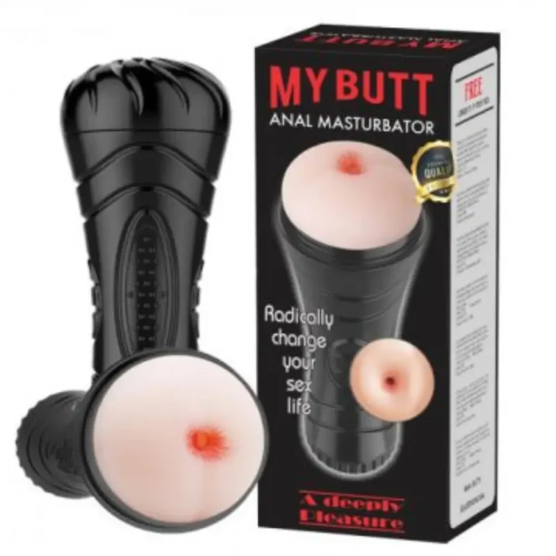 Realistic Flesh Anal Masturbator Sex Toy For Men Stroker My Butt